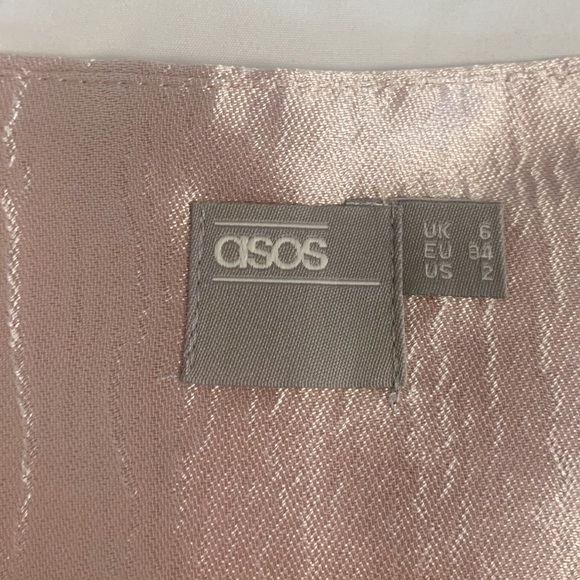 ASOS Rose Gold Off The Shoulder Top - Picture 4 of 6